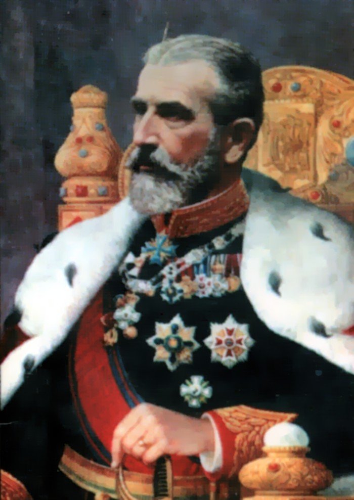 Portret fotografic al regelui Carol I al României