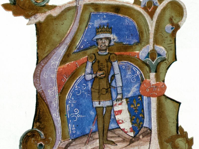 Carol Robert de Anjou, miniatură din Chronicon Pictum