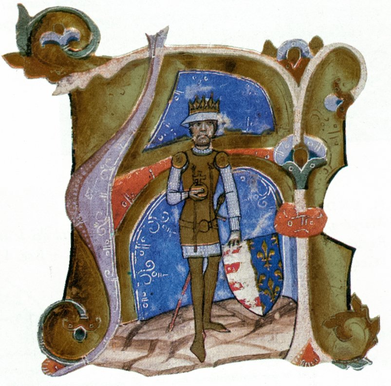 Carol Robert de Anjou, miniatură din Chronicon Pictum