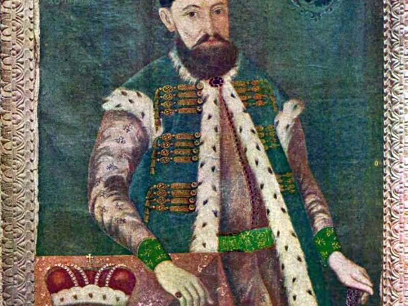 Portretul domnului Constantin Brâncoveanu din 1696, cu inscripție latină