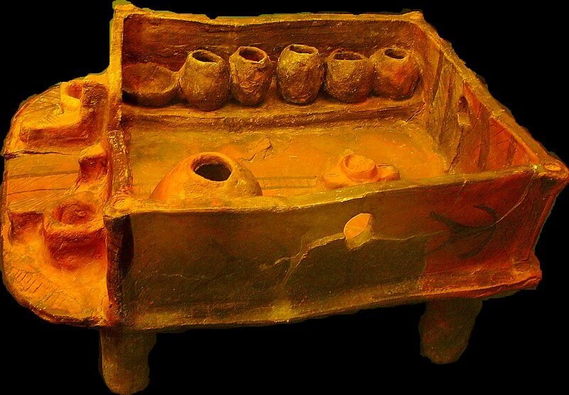 Model de lut reprezentând o casă din cultura Cucuteni-Tripolie