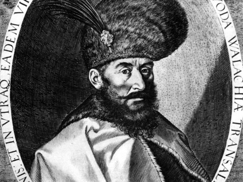 Portret gravat al lui Mihai Viteazul, realizat de Aegidius Sadeler