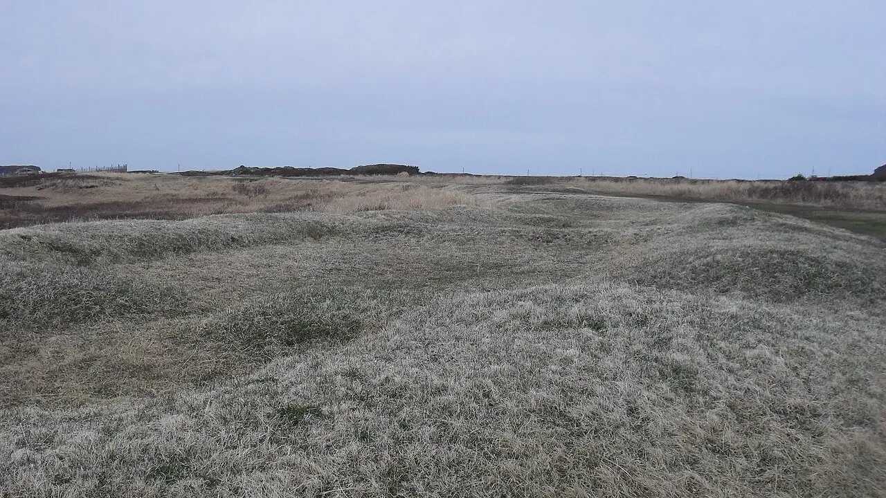 Rămășițele unei construcții nordice la L'Anse aux Meadows, Newfoundland
