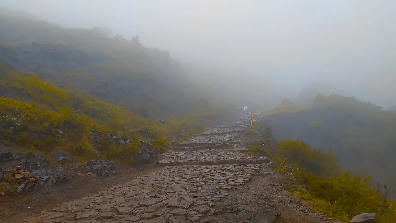 Sector din drumul incaș Qhapaq Ñan, în provincia Cusco din Peru