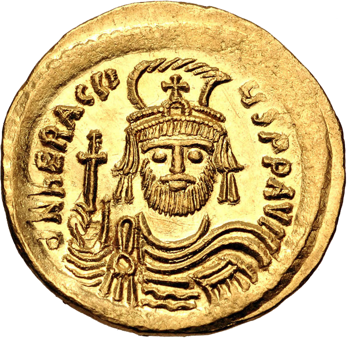 Solidus de aur al împăratului Heraclius